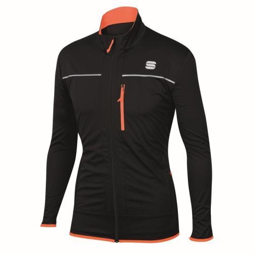 Sportful XC Engadin Wind Jacket - black/orange sdr (Grösse: XL) von Sportful XC
