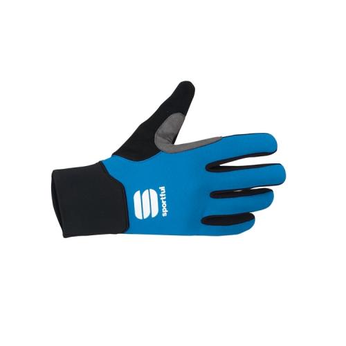 Sportful XC Kids Softshell Glove - black/electric blue (Grösse: 12Y) von Sportful XC