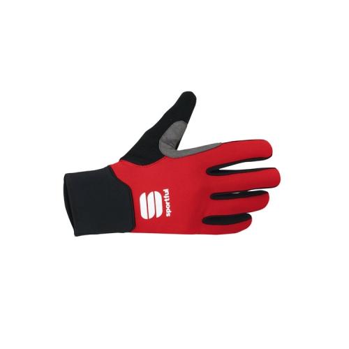 Sportful XC Kids Softshell Glove - black/red (Grösse: 12Y) von Sportful XC