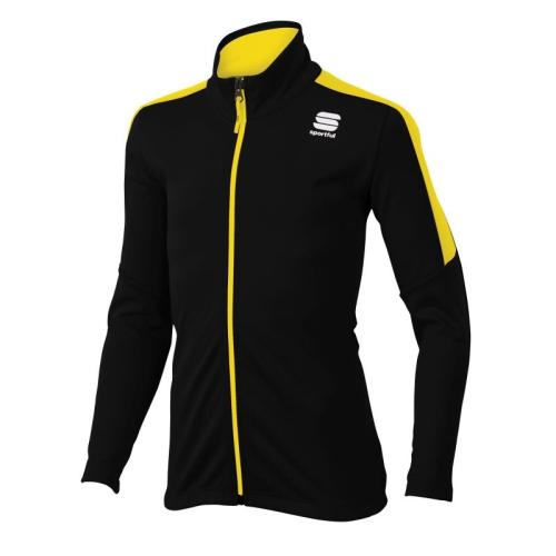 Sportful XC Sporful Team Jacket Junior - black/yellow fluo (Grösse: 8Y) von Sportful XC