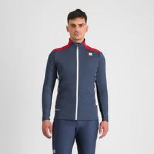 Sportful XC Squadra Jacket - galaxy blue/red/white (Grösse: M) von Sportful XC