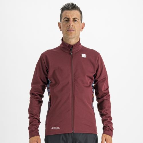 Sportful XC Squadra Jacket - red wine/blue sea (Grösse: M) von Sportful XC