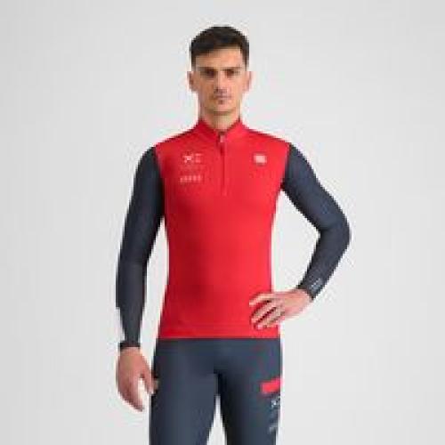 Sportful XC Squadra Jersey - tango red galaxy blue (Grösse: M) von Sportful XC