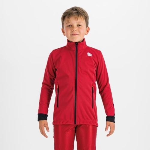 Sportful XC Squadra Kid's Jacket - red rumba/black (Grösse: 12Y) von Sportful XC