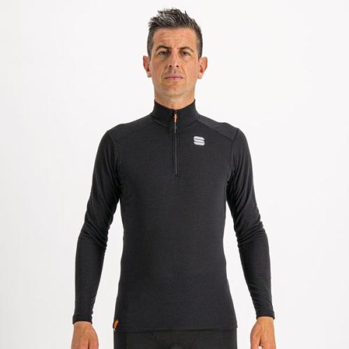 Sportful XC TD Mid Long Sleeve Zip Top - black (Grösse: S) von Sportful XC