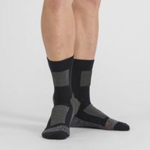 Sportful XC Warm Wool Sock - black/dark gray (Grösse: L-XL) von Sportful XC