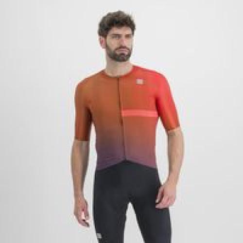 Sportful Bomber Jersey - cayenna red pompelmo (Grösse: M) von Sportful