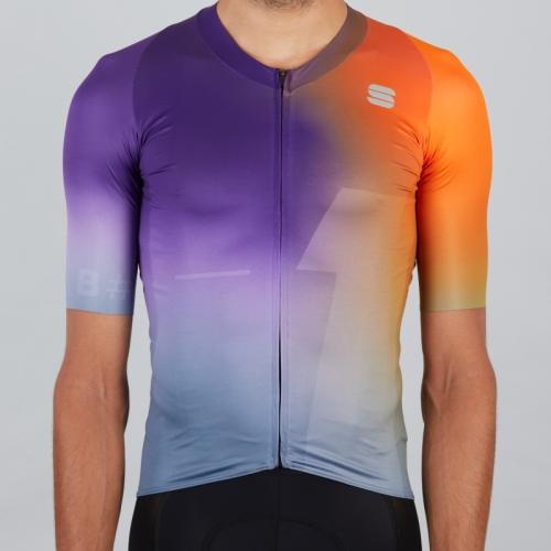 Sportful Bomber Jersey - orange/violet (Grösse: XL) von Sportful