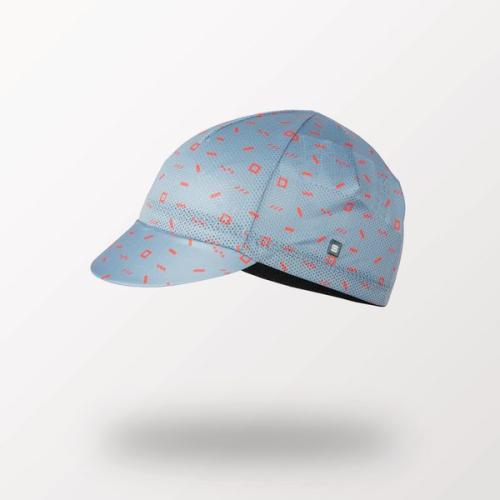 Sportful Checkmate Cycling Cap - ice grey pompelmo von Sportful