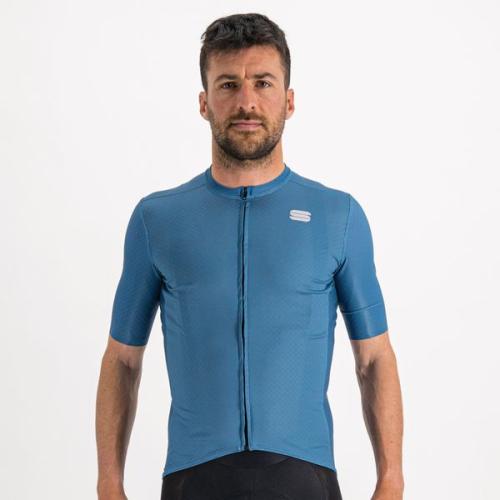 Sportful Checkmate Jersey - blue sea berry blue (Grösse: 2XL) von Sportful