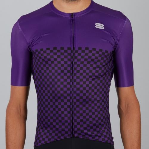 Sportful Checkmate Jersey - violet (Grösse: M) von Sportful