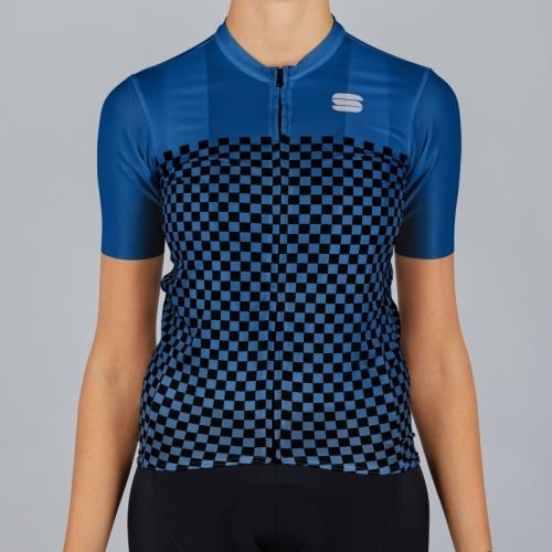 Sportful Checkmate W Jersey - blue ceramic (Grösse: M) von Sportful