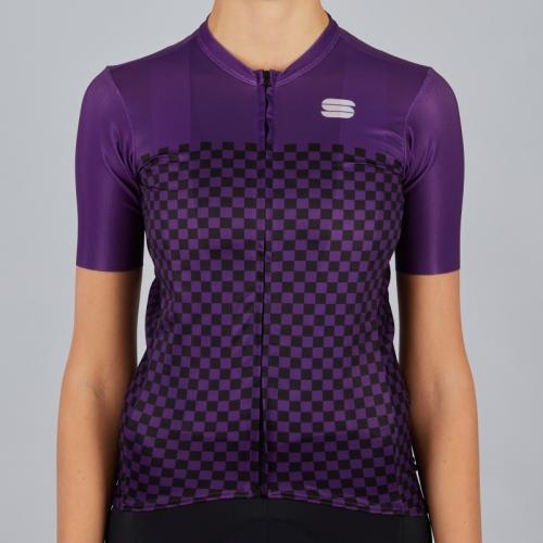 Sportful Checkmate W Jersey - violet (Grösse: M) von Sportful