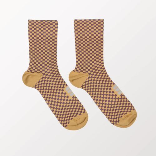 Sportful Checkmate W Socks - gold mauve (Grösse: S-M) von Sportful