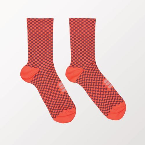 Sportful Checkmate W Socks - pompelmo mauve (Grösse: S-M) von Sportful