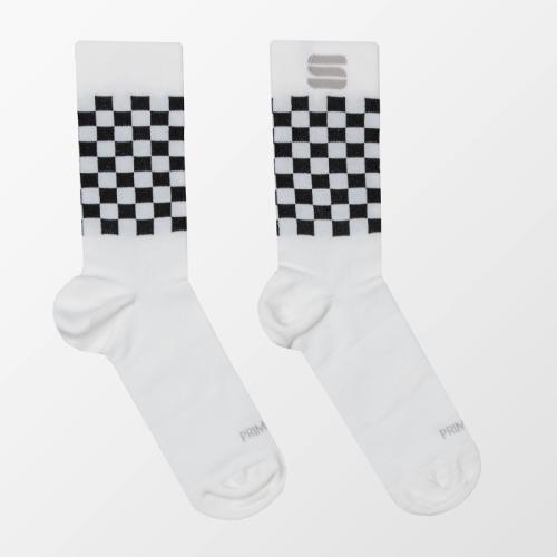 Sportful Checkmate Winter Socks - white/black (Grösse: S) von Sportful