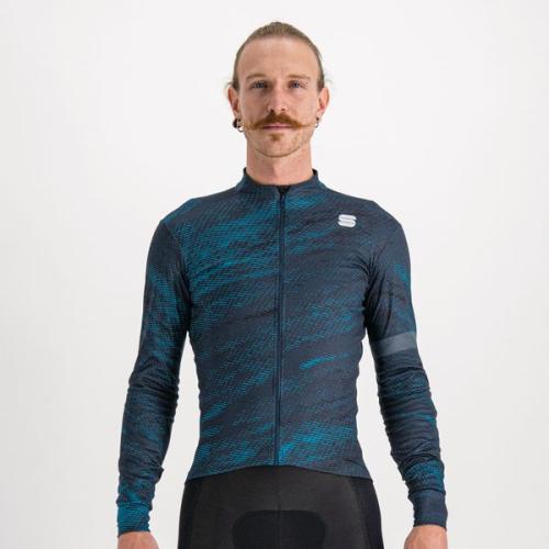 Sportful Cliff Supergiara Thermal Jersey - galaxy blue/berry blue/black (Grösse: XL) von Sportful