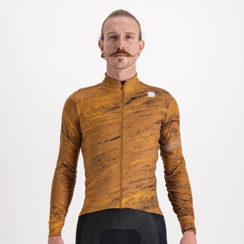 Sportful Cliff Supergiara Thermal Jersey - leather/golden oak/black (Grösse: 2XL) von Sportful