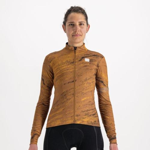Sportful Cliff Supergiara W Thermal Jersey - leather/golden oak/black (Grösse: L) von Sportful