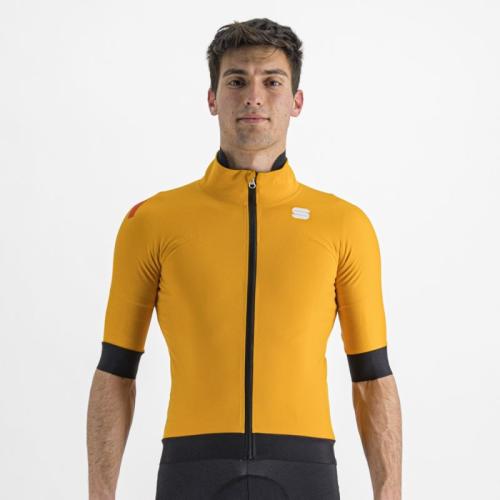 Sportful Fiandre Pro Jacket Short Sleeve - dark gold (Grösse: M) von Sportful