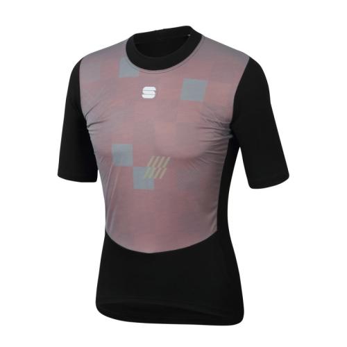 Sportful Fiandre Thermal Layer Short Sleeve - black (Grösse: L) von Sportful