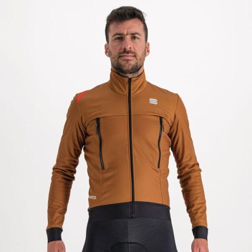 Sportful Fiandre Warm Jacket - leather (Grösse: 3XL) von Sportful