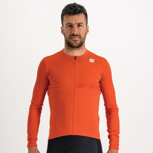 Sportful Matchy Long Sleeve Jersey - chili red (Grösse: L) von Sportful
