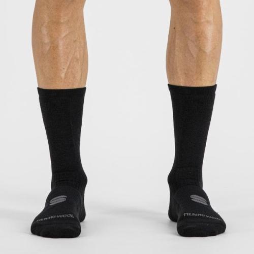 Sportful Merino Wool 18 Sock - black/anthracite (Grösse: S) von Sportful