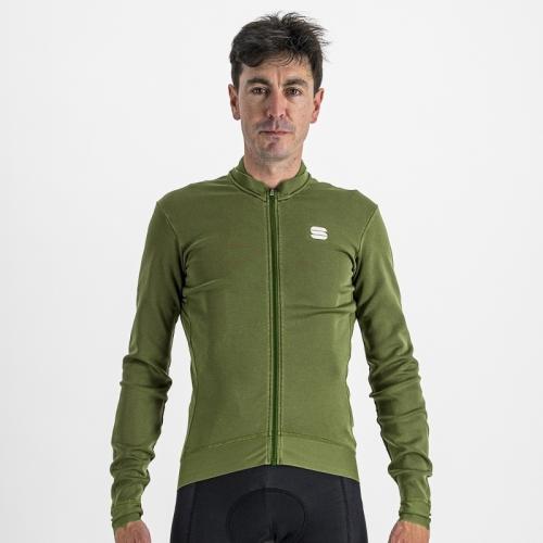 Sportful Monocrom Thermal Jersey - green bottle (Grösse: XL) von Sportful