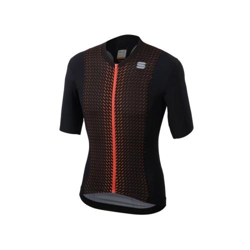Sportful R&D Celsius Jersey - black/orange sdr (Grösse: L) von Sportful