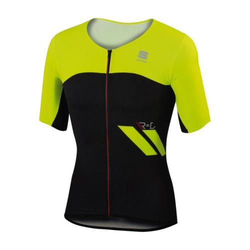 Sportful R&D Cima Jersey - black/yellow fluo (Grösse: L) von Sportful