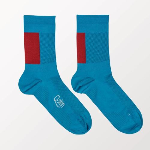 Sportful Snap Socks - berry blue cayenna red (Grösse: M-L) von Sportful