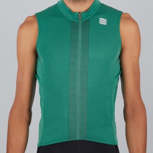 Sportful Strike Sleeveless Jersey - green bottle/black (Grösse: M) von Sportful