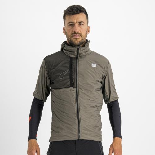 Sportful Supergiara Puffy Short Sleeve - beetle (Grösse: L) von Sportful