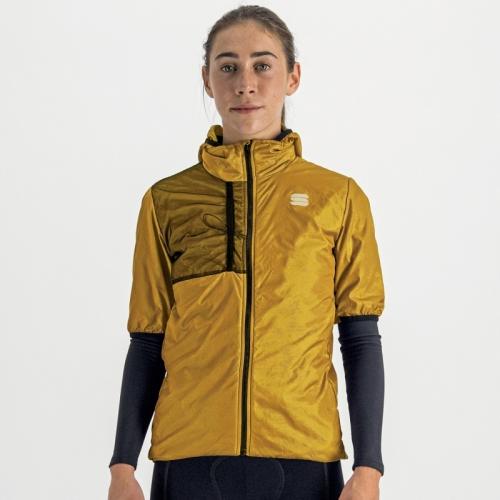 Sportful Supergiara W Puffy Short Sleeve - dark gold (Grösse: L) von Sportful