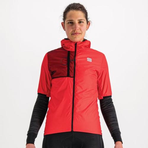 Sportful Supergiara W Puffy Short Sleeve - pompelmo (Grösse: L) von Sportful