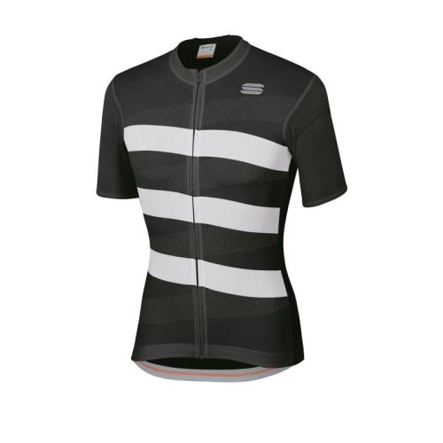 Sportful Team 2.0 Ribbon Jersey - black/white (Grösse: L) von Sportful