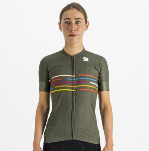 Sportful Vélodrome W Short Sleeve Jersey - beetle (Grösse: S) von Sportful