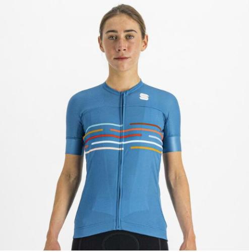 Sportful Vélodrome W Short Sleeve Jersey - berry blue (Grösse: S) von Sportful