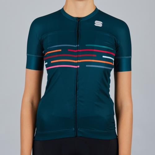 Sportful Vélodrome W Short Sleeve Jersey - sea moss (Grösse: S) von Sportful
