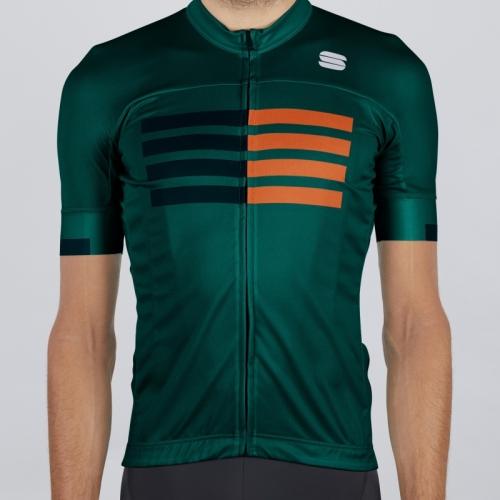 Sportful Wire Jersey - sea moos/black/orange sdr (Grösse: M) von Sportful