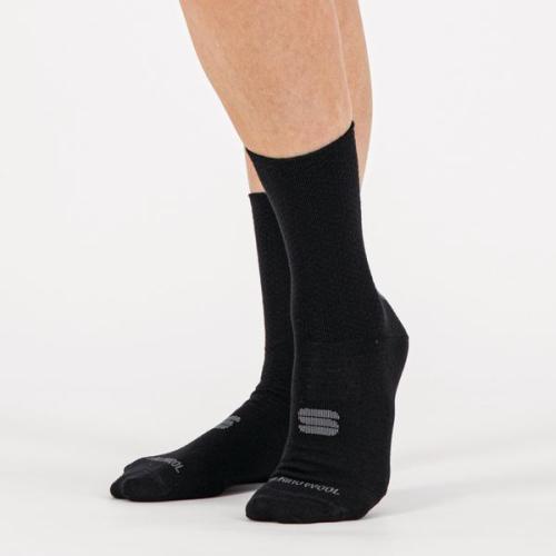 Sportful Wool W 16 Sock - teal blu/black (Grösse: S-M) von Sportful