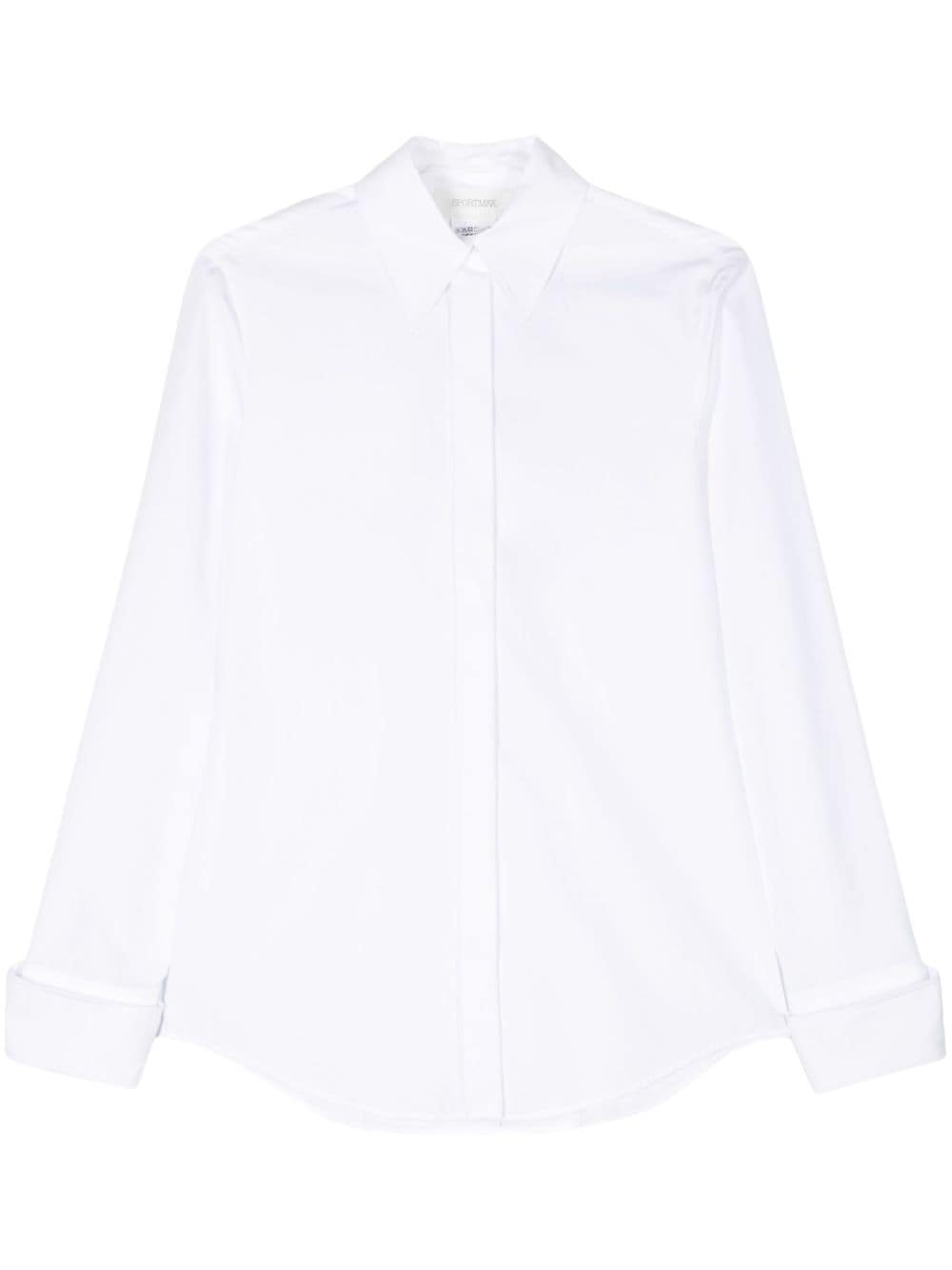 Sportmax cotton Oxford shirt - White von Sportmax