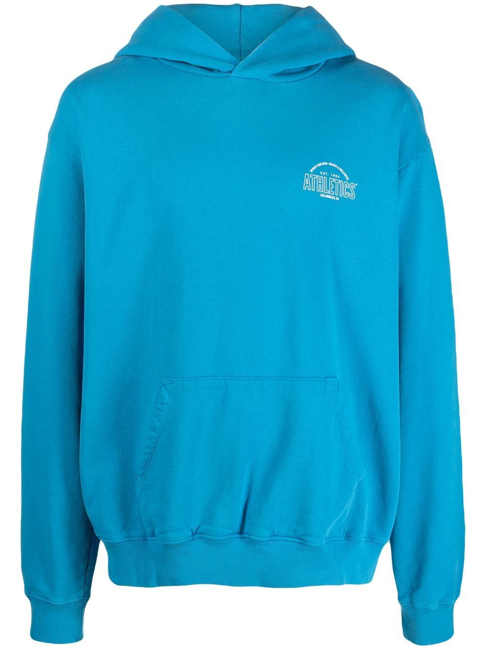 Sporty & Rich Athletics cotton hoodie - Blue von Sporty & Rich