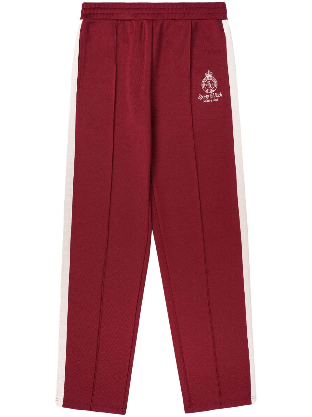 Sporty & Rich Crown track pants - Red von Sporty & Rich