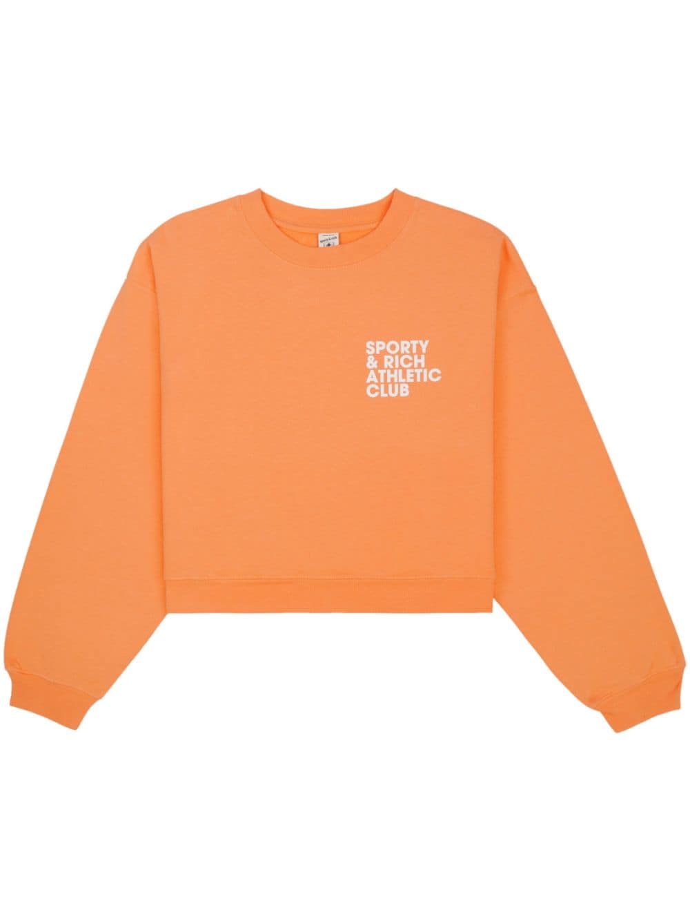 Sporty & Rich Exercise Often cropped sweatshirt - Orange von Sporty & Rich