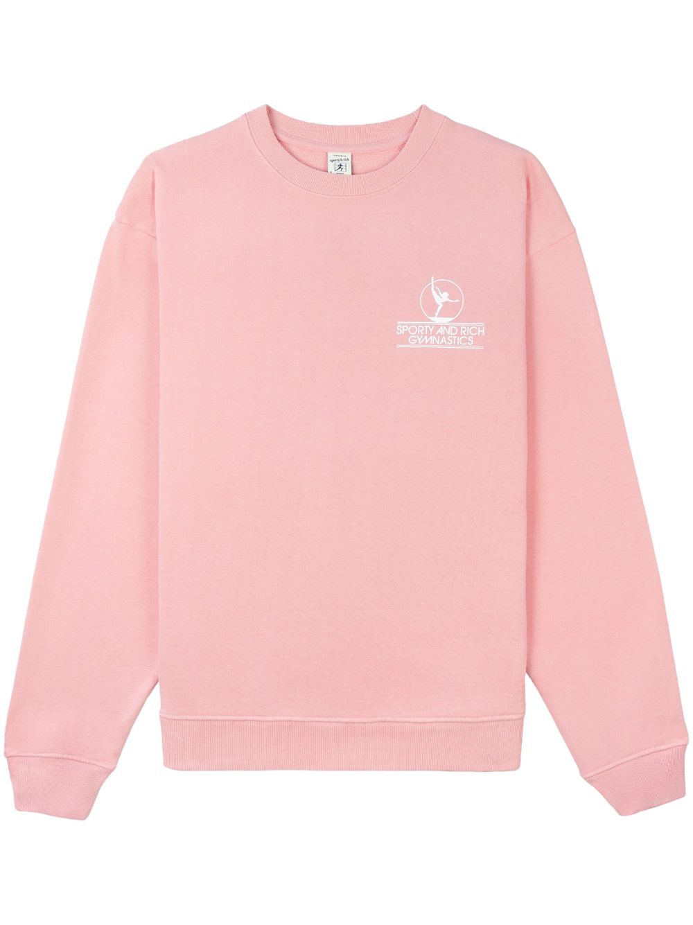 Sporty & Rich Gymnastics logo-print sweatshirt - Pink von Sporty & Rich