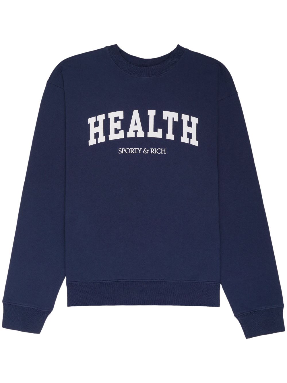 Sporty & Rich Health Ivy logo-print sweatshirt - Blue von Sporty & Rich