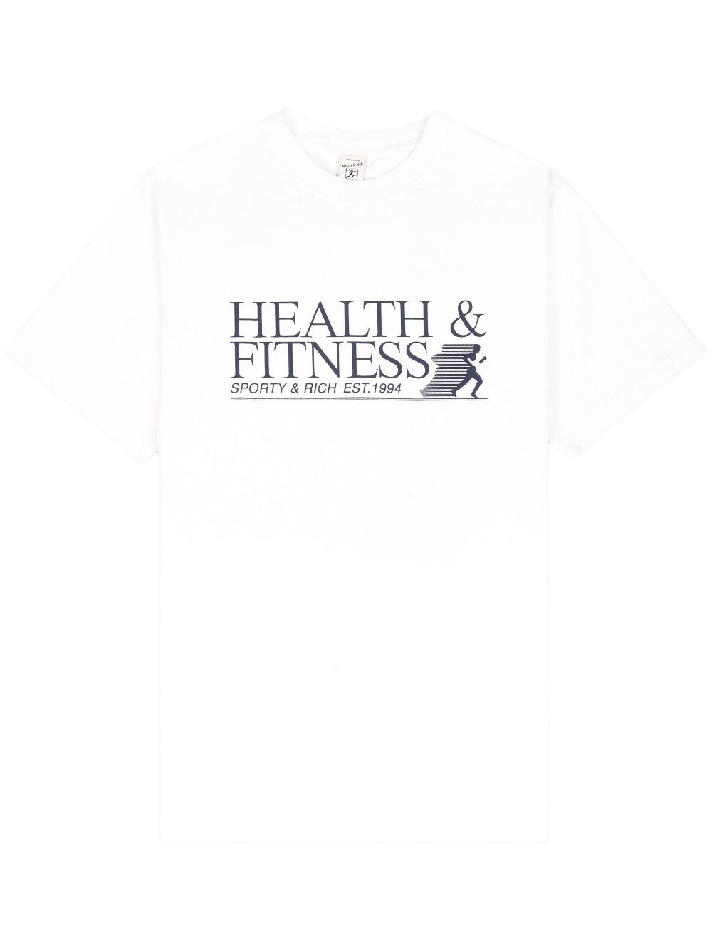 Sporty & Rich Health & Fitness cotton T-Shirt - White von Sporty & Rich