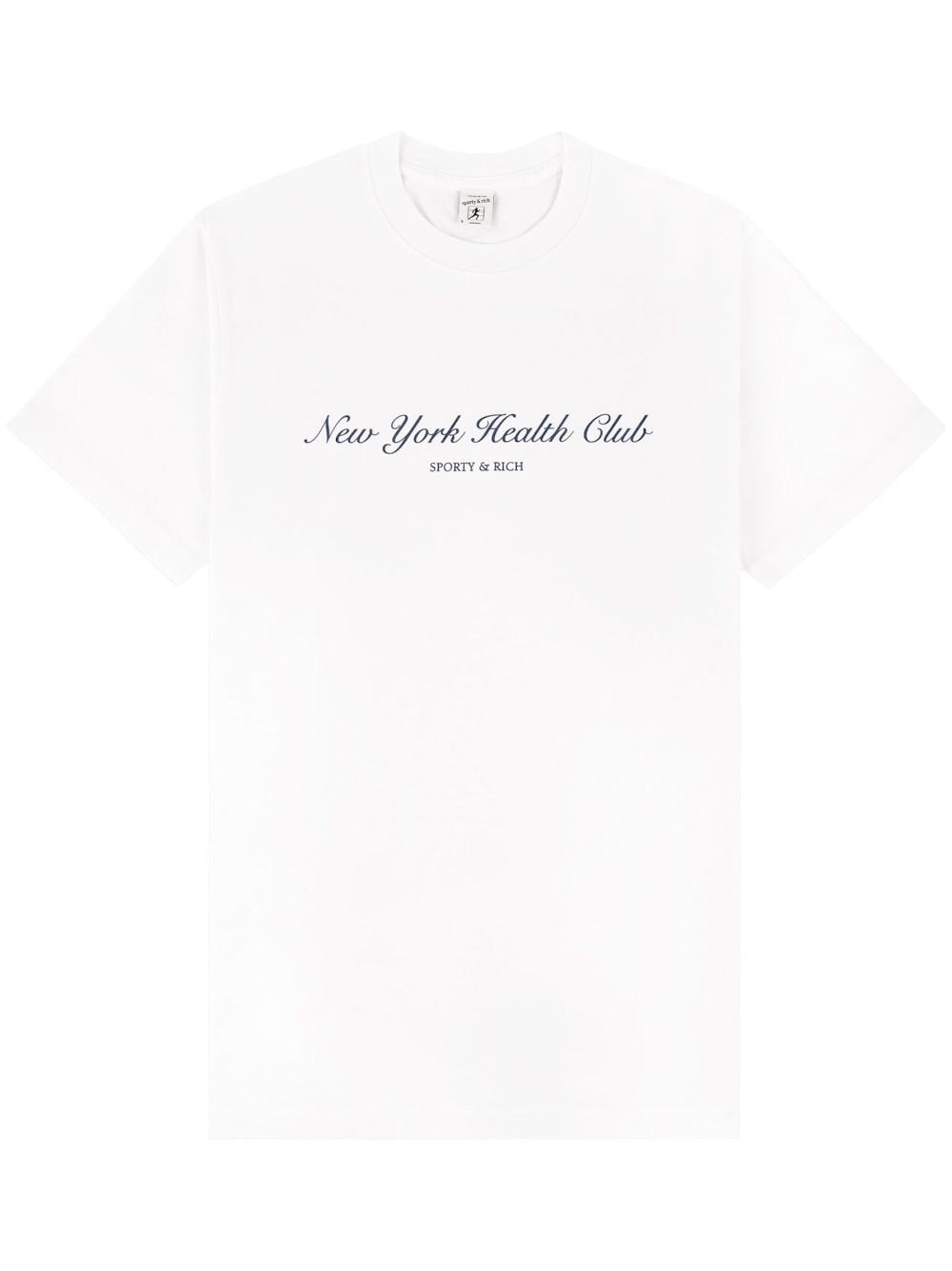 Sporty & Rich NY Health Club cotton T-Shirt - White von Sporty & Rich